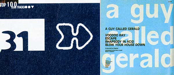 A Guy Called Gerald Unofficial Web Page - Article: DJ Magazine - Volume 2, Number 12 - Top 100: A Guy Called Gerald - Voodoo Ray