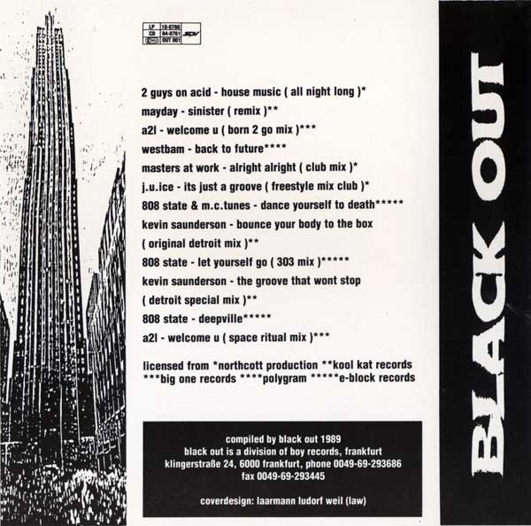 Various - Dance Yourself To Death - German CD - Credits