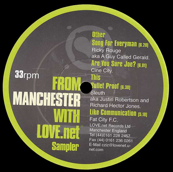 Various - From Manchester With Love.net Sampler