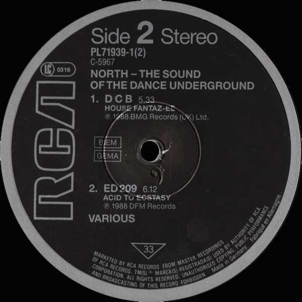 Various - North The Sound Of The Dance Underground