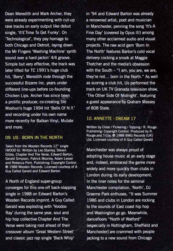 Various - Richard Sen Presents : This Ain't Chicago - The Underground Sound Of UK House - Acid 1987-1991 UK 2xCD - Credits