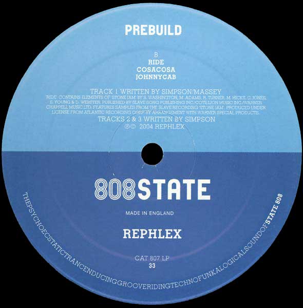 808 State - Prebuild