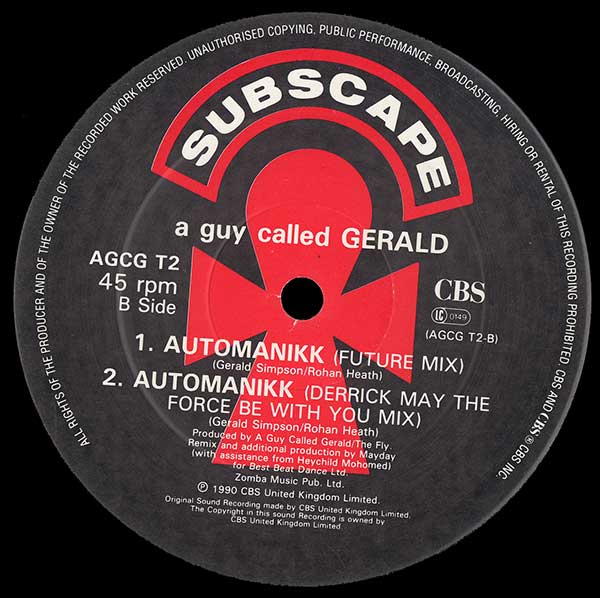 A Guy Called Gerald - Automanikk (Bass Overload Mix)