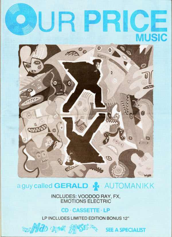 A Guy Called Gerald - Automanikk - UK Advert