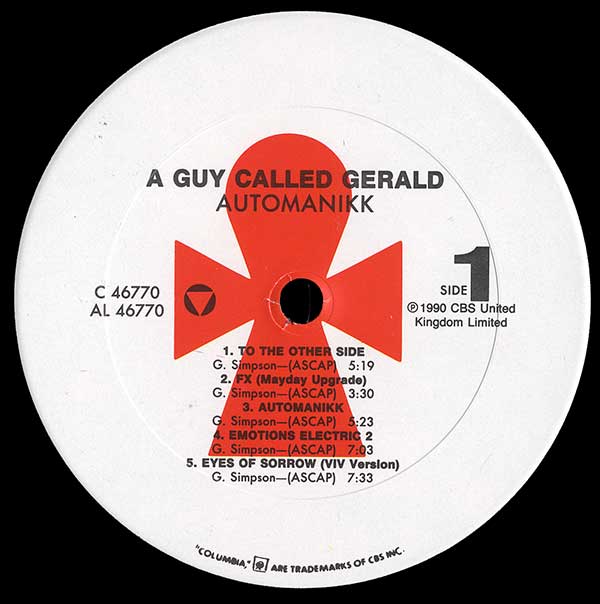 A Guy Called Gerald - Automanikk