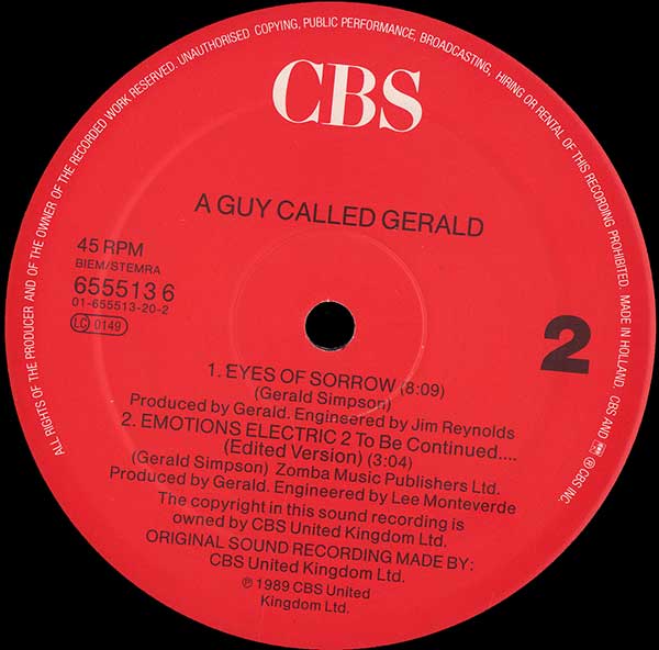 A Guy Called Gerald - FX (the elevation mix)