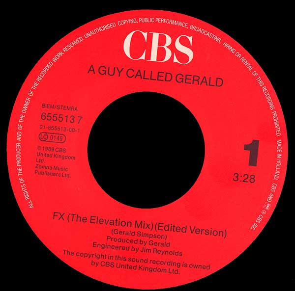 A Guy Called Gerald - FX (the elevation mix)