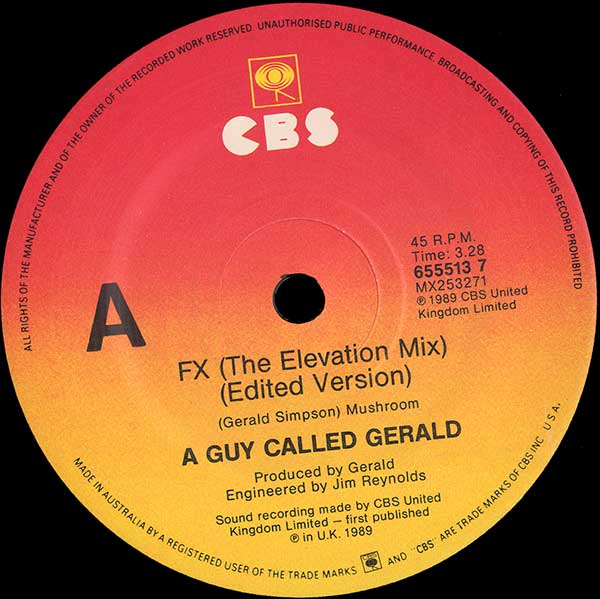 A Guy Called Gerald - FX (the elevation mix)
