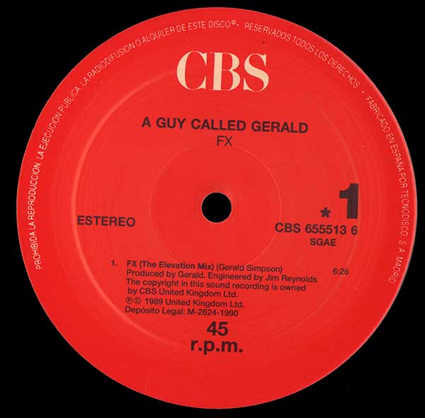 A Guy Called Gerald - FX (the elevation mix)