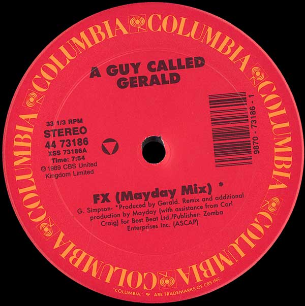 A Guy Called Gerald - FX