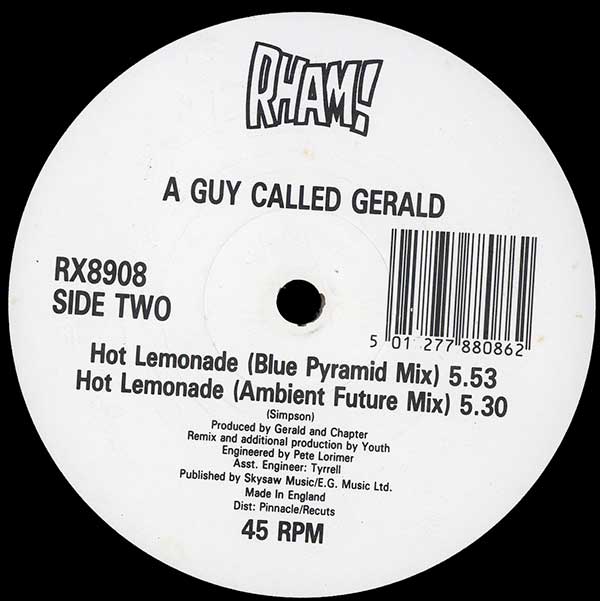 A Guy Called Gerald - Hot Lemonade (Remixed By Youth)