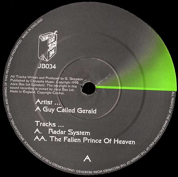 A Guy Called Gerald - Radar Systems