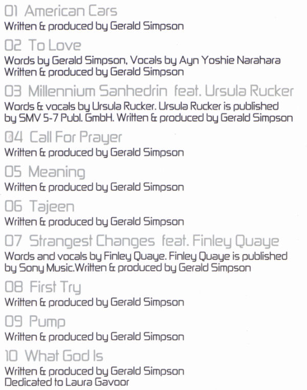 A Guy Called Gerald - To All Things What They Need