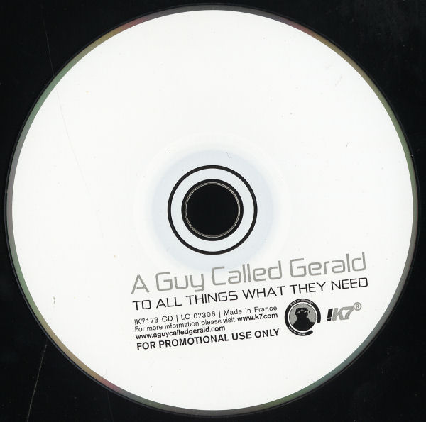 A Guy Called Gerald - To All Things What They Need