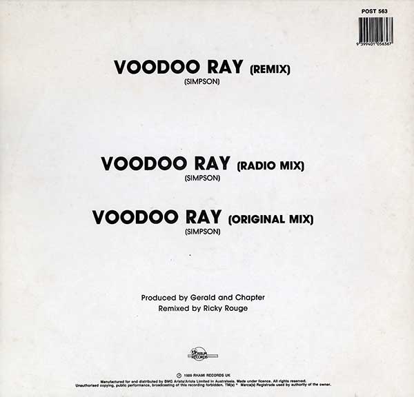 A Guy Called Gerald - Voodoo Ray Remix