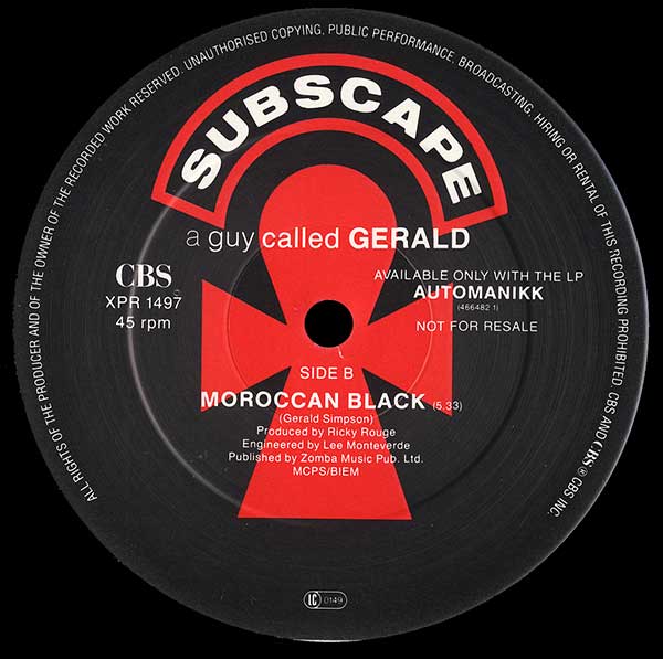 A Guy Called Gerald - Voodoo Ray Americas