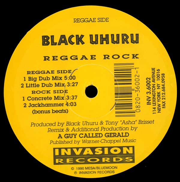 Black Uhuru - Reggae Rock