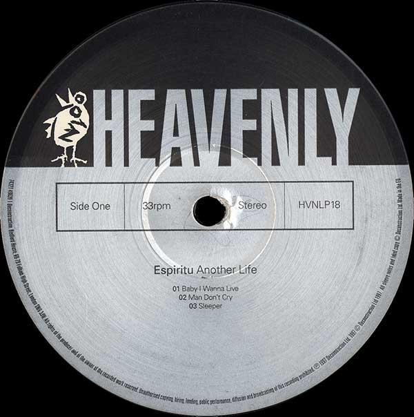 Espiritu - Another Life - UK 2xLP - Side One