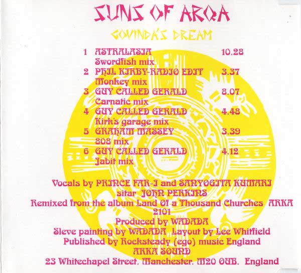 Suns Of Arqa - Govinda's Dream