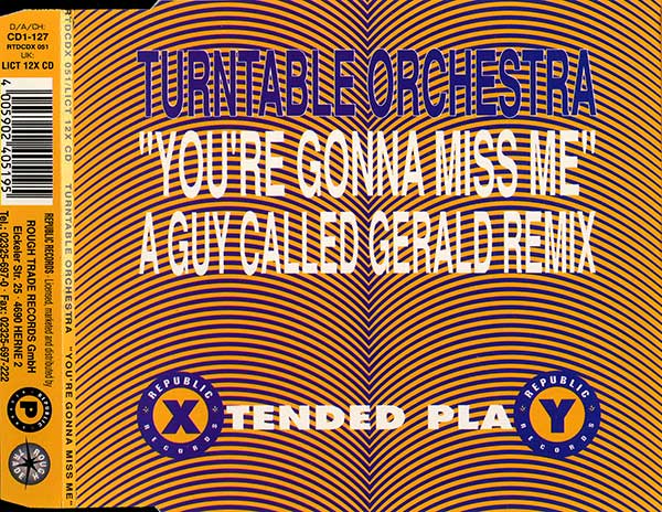 Turntable Orchestra - You're Gonna Miss Me (A Guy Called Gerald Remix)