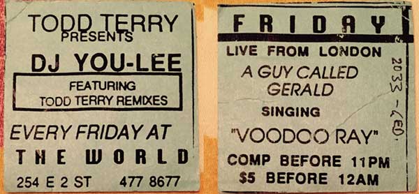 xx March: A Guy Called Gerald Live, The World, New York, USA