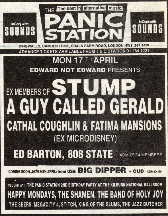 17 April: Edward Barton, Edward Not Edward Launch Party, Dingwalls, Camden, London, England