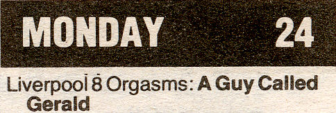 24 April: Orgasms Night Club, Liverpool, England