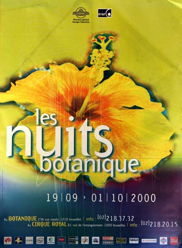 24 September: A Guy Called Gerald Live, Les Nuits Botanique 2000, Botanique, Brussels, Belgium