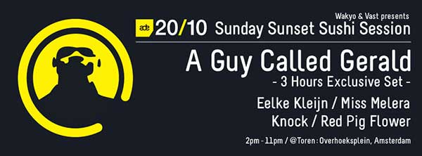 Wayko & Vast presents: Sunday Sunset Sushi Session, Amsterdam Dance Event, Toren, Amsterdam, The Netherlands