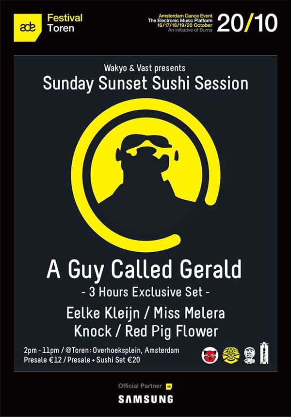 Wayko & Vast presents: Sunday Sunset Sushi Session, Amsterdam Dance Event, Toren, Amsterdam, The Netherlands