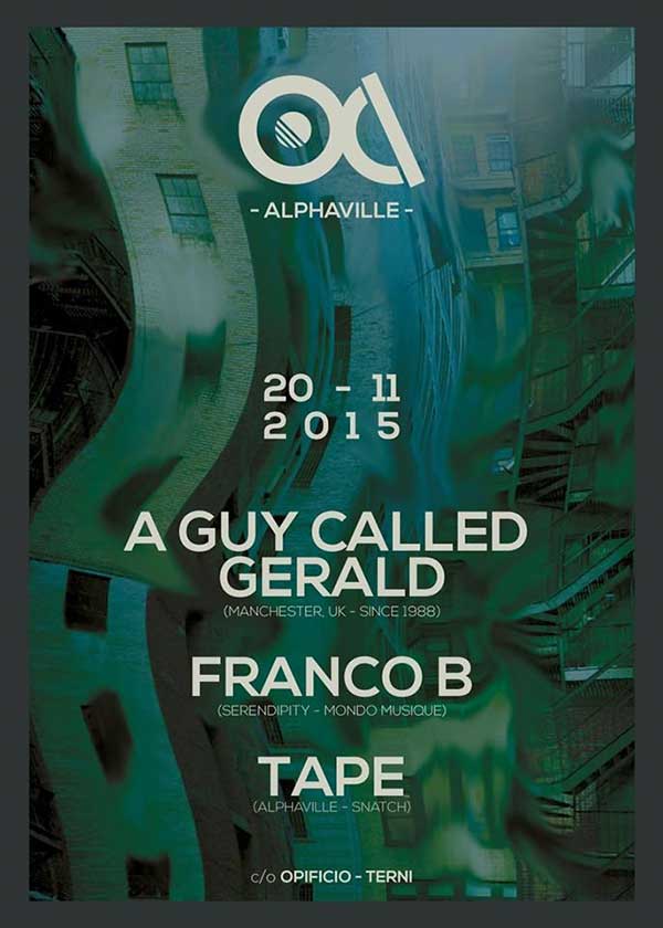 20 November: A Guy Called Gerald, Opifico,Terni, Italy