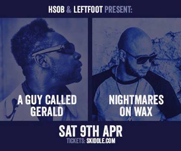 9 April: A Guy Called Gerald, Hare And Hounds, King's Heath, Birmingham, England