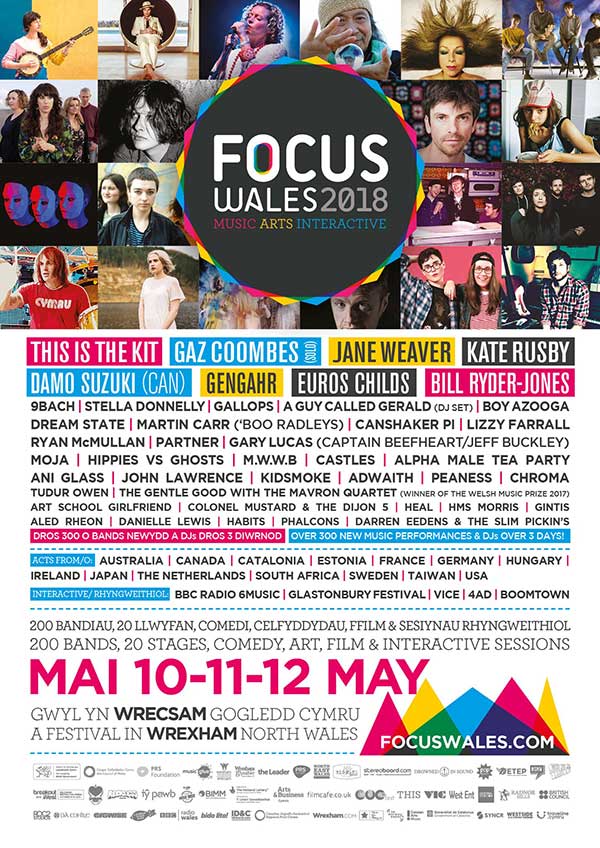 11 May: A Guy Called Gerald, FOCUS Wales 2018, Undegan, Wrexham, Wales