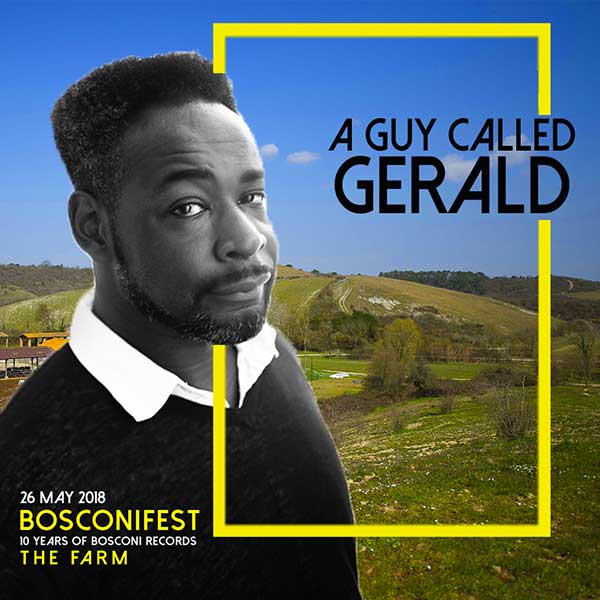 26 May: A Guy Called Gerald Live, Bosconi Fest - 10 Years Of Bosconi Records, The Farm, Tuscany, Italy