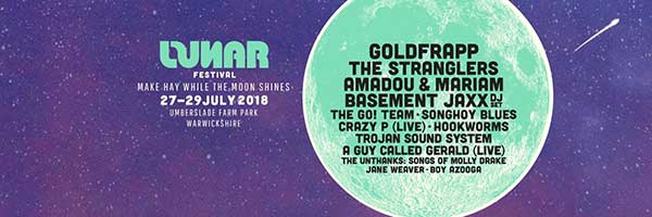 28 July: A Guy Called Gerald Live, Lunar Festival 2018, Umberslade Farm Park, Warwickshire, England