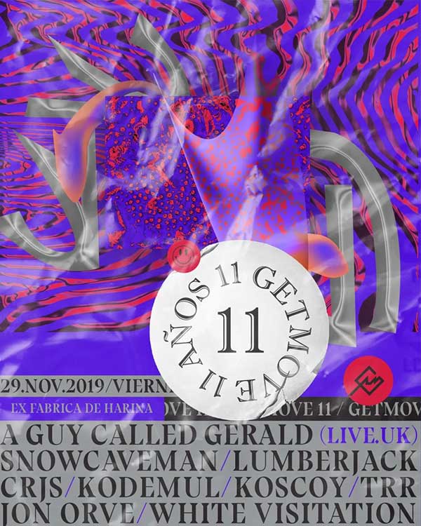 29 November: A Guy Called Gerald Live, GetMove 11 Anos, Ex Fabrica De Harina Anden Tacuba, Mexico City, Mexico