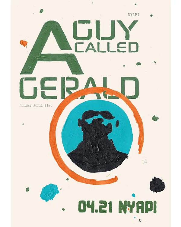 21 April: A Guy Called Gerald Live, Nyapi, Seoul, South Korea