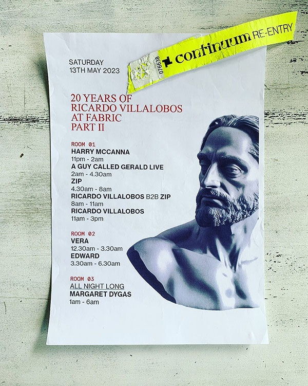 13 May: A Guy Called Gerald, 20 Years Of Ricardo Villalobos at Fabric Part II, FabricLive, Fabric, London, England