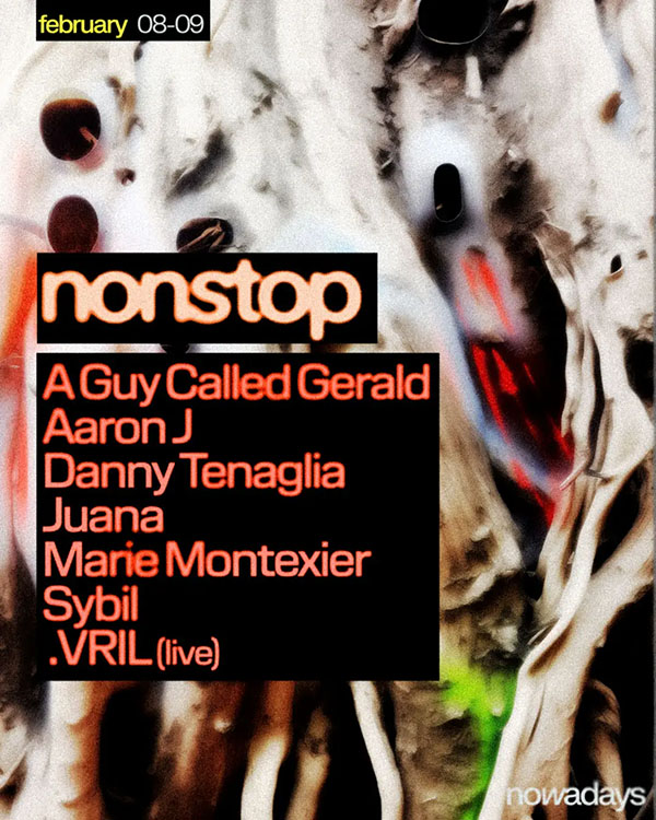 8 February: A Guy Called Gerald, Nonstop Nowadays, Ridgewood, New York, USA