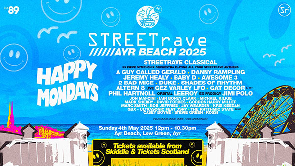 4 May: A Guy Called Gerald, Street Rave, Ayr Beach 2025, Ayr Beach, Ayr, Scotland