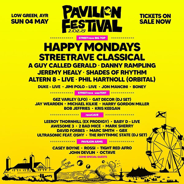 4 May: A Guy Called Gerald, Street Rave, Ayr Beach 2025, Ayr Beach, Ayr, Scotland