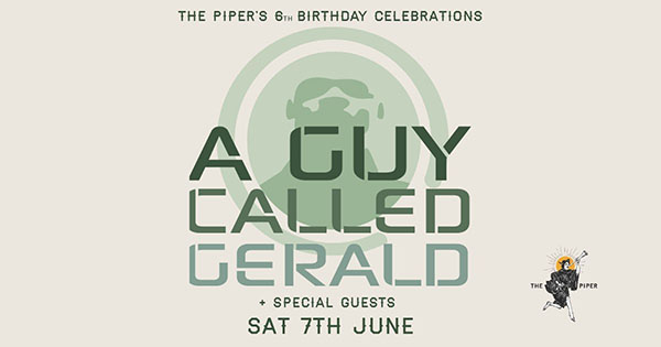 7 June: A Guy Called Gerald, The Piper, St Leonards On Sea, Sussex, England