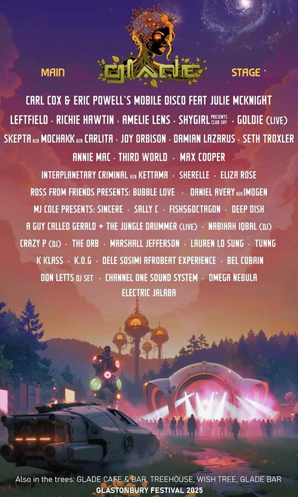 29 June: A Guy Called Gerald and The Jungle Drummer, Glastonbury Festival, The Glade, Glastonbury, Somerset, England