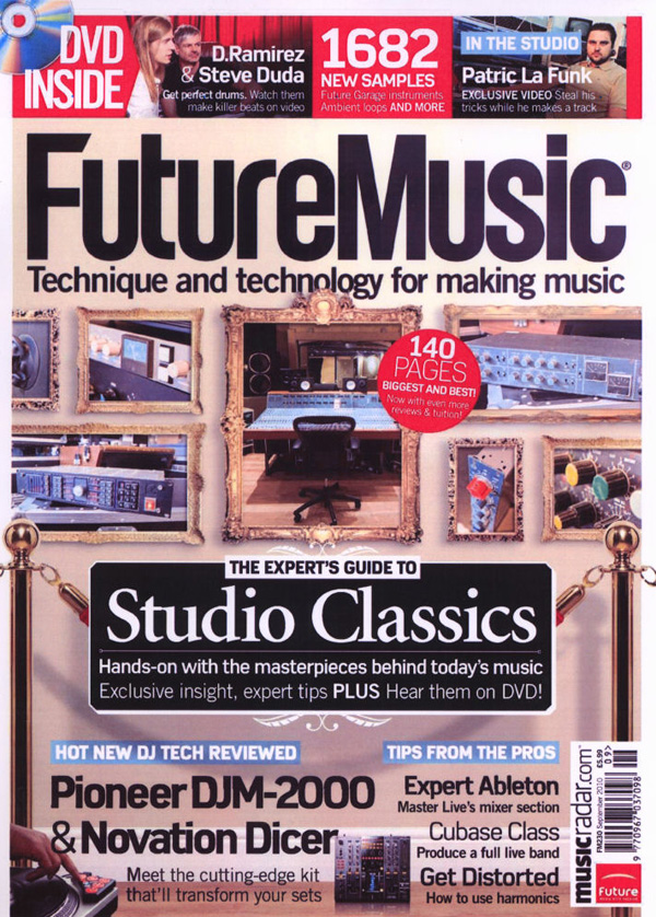 Future Music Magazine featuring "Classic Album: 28 Gun Bad Boy"